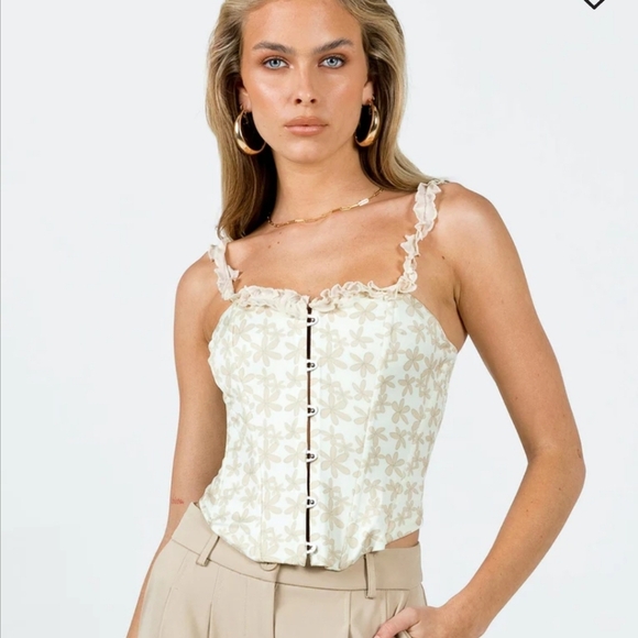 Princess Polly SEARLE FLORAL CORSET MULTI size 4 - Picture 1 of 14